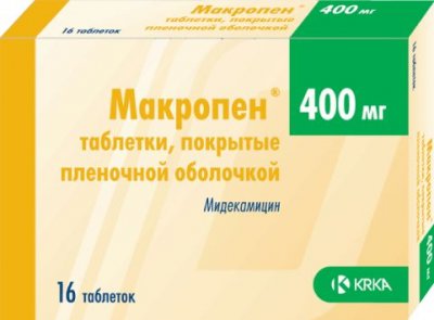 Купить макропен, таблетки, покрытые пленочной оболочкой 400мг, 16 шт в Дзержинске