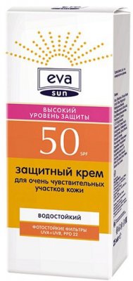 Купить eva sun (ева сан) крем для загара, 25мл spf50 в Дзержинске