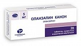 Оланзапин-Канон, таблетки, покрытые пленочной оболочкой 5мг, 28 шт
