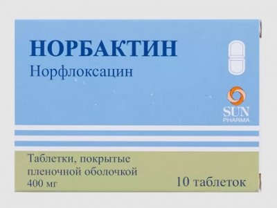Купить норбактин, таблетки 400мг, 10 шт в Дзержинске