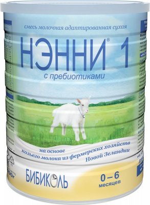 Купить нэнни 1 смесь на основе натурального козьего молока с пребиотиками с рождения, 800г в Дзержинске