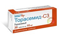 Купить торасемид-сз, таблетки 10мг, 30 шт в Дзержинске