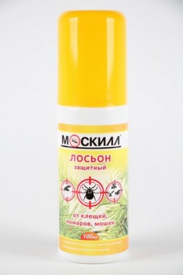 Купить москилл лосьон защитный от комаров, клещей, мошек 100 мл в Дзержинске