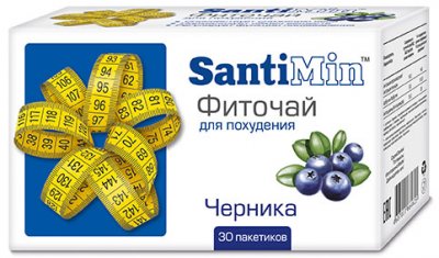 Купить сантимин, черника чай пак №30_бад (советевропродукт, россия) в Дзержинске