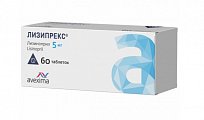 Купить лизипрекс, таблетки 5 мг, 60шт в Дзержинске