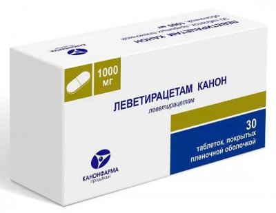Купить леветирацетам-канон, таблетки, покрытые пленочной оболочкой 1000мг, 30 шт в Дзержинске