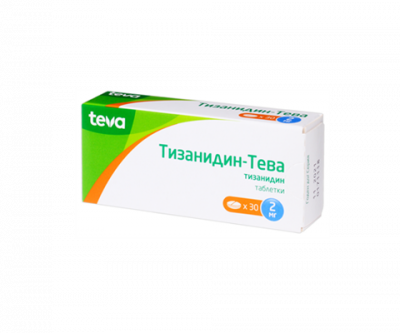 Купить тизанидин-тева, таблетки 2мг, 30шт в Дзержинске