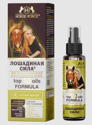 Купить лошадиная сила (horse forse) купаж масел для волос восстановление и рост, 100мл в Дзержинске