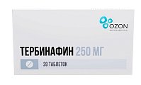 Купить тербинафин, таблетки 250мг, 28 шт в Дзержинске