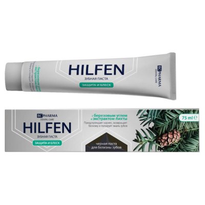 Купить биси фарма хилфен (hilfen) зубная паста защита и блеск береpjdsq уголь+пихта, 75мл в Дзержинске