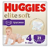 Купить huggies (хаггис) трусики elitesoft 4, 9-14кг 21 шт в Дзержинске