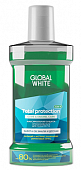 Купить глобал вайт (global white) ополаскиватель для полости рта максимальная защита забота об эмали и деснах fruit mix, 300мл в Дзержинске