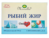 Купить рыбий жир с витаминами а, д, е, капсулы, 100 шт бад в Дзержинске