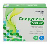 Купить спирулина консумед (consumed), таблетки 500мг, 60 шт бад в Дзержинске