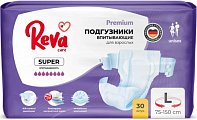 Купить reva care (рева кеа) подгузники для взрослых super размер l 30 шт. в Дзержинске