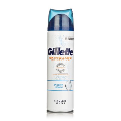 Купить gillette skinguard sensitive (жиллет) гель для бритья для чувствительной кожи, 200 мл в Дзержинске