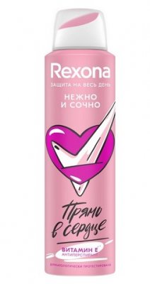 Купить rexona (рексона) антиперспирант-аэрозоль нежно и сочно, 150мл в Дзержинске