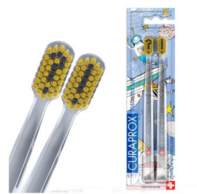 Купить curaprox ultrasoft duo hento toto edition (курапрокс) набор зубных щеток, 2 шт в Дзержинске