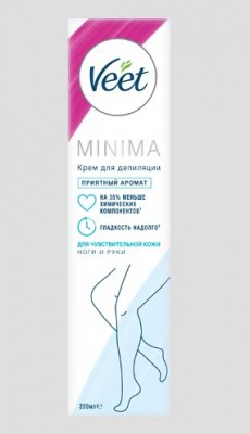 Купить veet minima (вит) крем для депиляции для чувствительной кожи, 200мл в Дзержинске