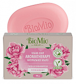 Купить biomio (биомио) bio-soap aromatherapy мыло натуральное пион и эфирное масло пальмарозы 90 гр в Дзержинске