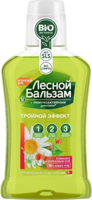 Купить лесной бальзам ополаскиватель тройной эффект ромашка и березовый сок, 250мл в Дзержинске