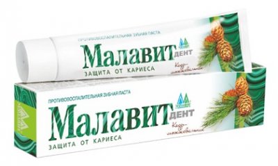 Купить малавит-дент, зубная паста кедр и можжевельник, 75мл в Дзержинске