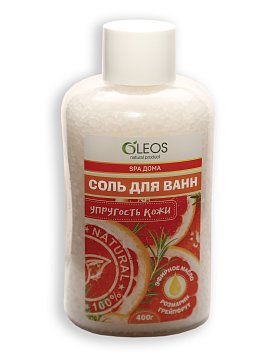 Oleos (Олеос) соль морская для ванн Упругость кожи, 400г