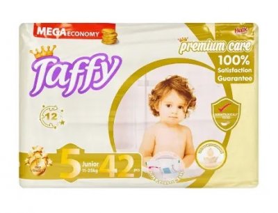 Купить taffy premium (таффи) подгузники для детей, размер 5 (11-25 кг) 42шт в Дзержинске