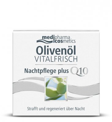 Купить медифарма косметик (medipharma cosmetics) olivenol vitalfrisch крем для лица ночной против морщин, 50мл в Дзержинске