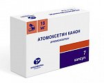 Купить атомоксетин канон, капсулы 18мг, 7 шт в Дзержинске