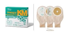 Калоприемник Триоцел-КМ, диаметр стомы 20-70мм, 5 шт непрозрачные