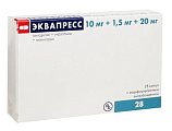 Купить эквапресс, капсулы с модифицированным высвобождением 10мг+1,5мг+20мг, 28 шт в Дзержинске