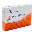 Купить росинсулин аспарт р. раствор для внутривенного и подкожного введения 100ме/мл, картриджи 3мл, 5 шт в Дзержинске