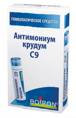 Купить антимониум крудм с9 гомеопатический монокомпонентный препарат минерально-химического происхождения, гранулы 4 г в Дзержинске