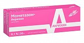 Купить мометазон-акрихин, крем для наружного применения 0,1%, 30г в Дзержинске