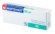 Купить мертенил, таблетки, покрытые пленочной оболочкой 20мг, 30 шт в Дзержинске