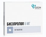 Купить бисопролол, таблетки, покрытые пленочной оболочкой 5мг, 50 шт в Дзержинске
