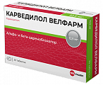 Купить карведилол велфарм, таблетки 12,5мг 30шт в Дзержинске