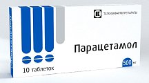 Купить парацетамол, таблетки 500мг, 10 шт в Дзержинске