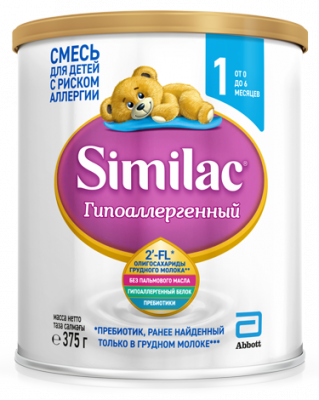 Купить симилак (similac) 1 гипоаллергенный смесь молочная 375г в Дзержинске