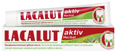Купить lacalut (лакалют) зубная паста актив хербал, 50г в Дзержинске