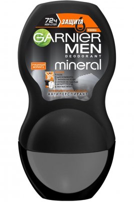 Купить garnier men mineral (гарньер) дезодорант-антиперспирант защита 6 72 часа ролик, 50мл в Дзержинске