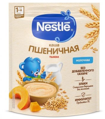 Купить nestle (нестле) каша молочная пшеничная с тыквой, 220г в Дзержинске
