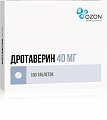 Купить дротаверин, таблетки 40мг, 100 шт в Дзержинске