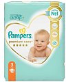 Купить pampers premium care (памперс) подгузники 3 миди 6-10кг, 74шт в Дзержинске