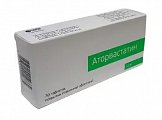 Купить аторвастатин, таблетки, покрытые пленочной оболочкой 10мг, 30 шт в Дзержинске