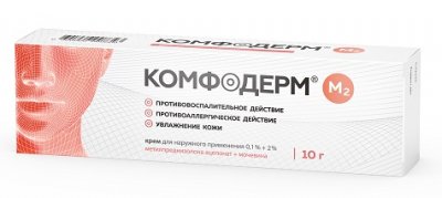 Купить комфодерм м2, крем для наружного применения 0,1%+2%, 10г в Дзержинске