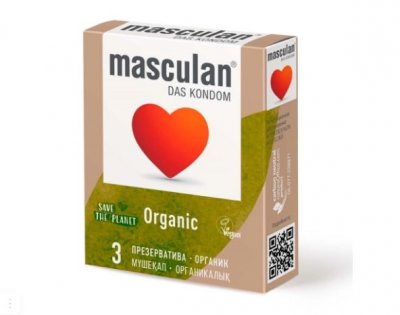 Купить masculan (маскулан) презервативы органик, 3шт  в Дзержинске