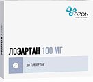 Купить лозартан, таблетки, покрытые пленочной оболочкой 100мг, 30 шт в Дзержинске