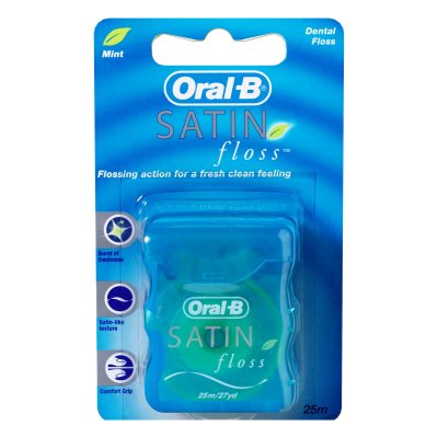 Купить oral-b (орал-би) зубная нить сатин флосс мятная, 25м в Дзержинске